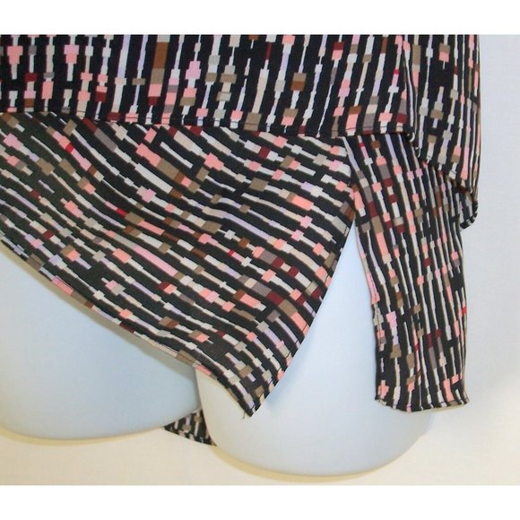 White House Black Market Tank Top XXS Sleeveless Layered Split Back Hi Lo - Picture 7 of 9